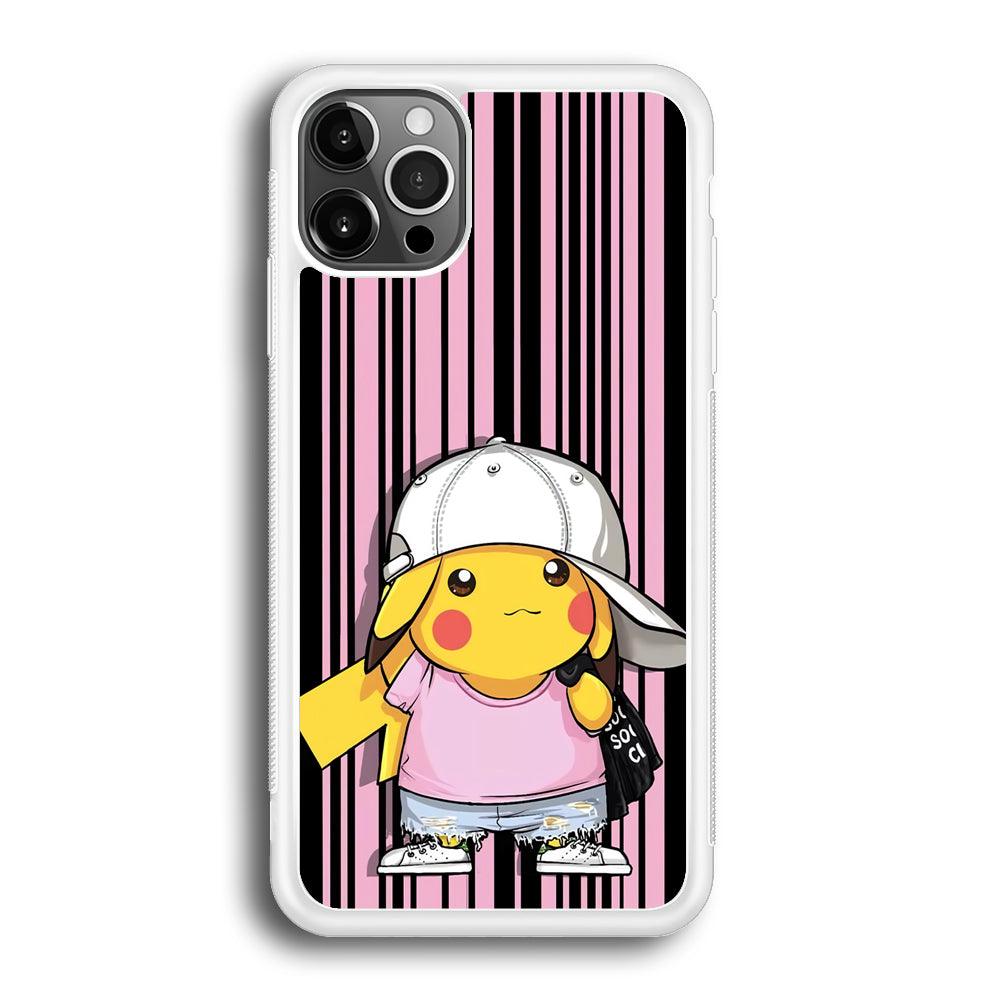 Pokemon Pikachu Casual Outfit iPhone 12 Pro Case-Oxvistore