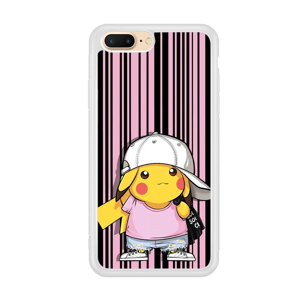 Pokemon Pikachu Casual Outfit iPhone 7 Plus Case-Oxvistore