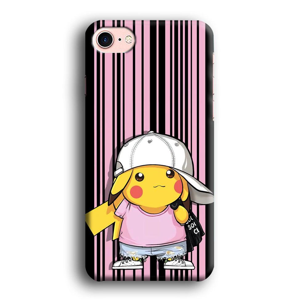 Pokemon Pikachu Casual Outfit iPhone 8 Case-Oxvistore