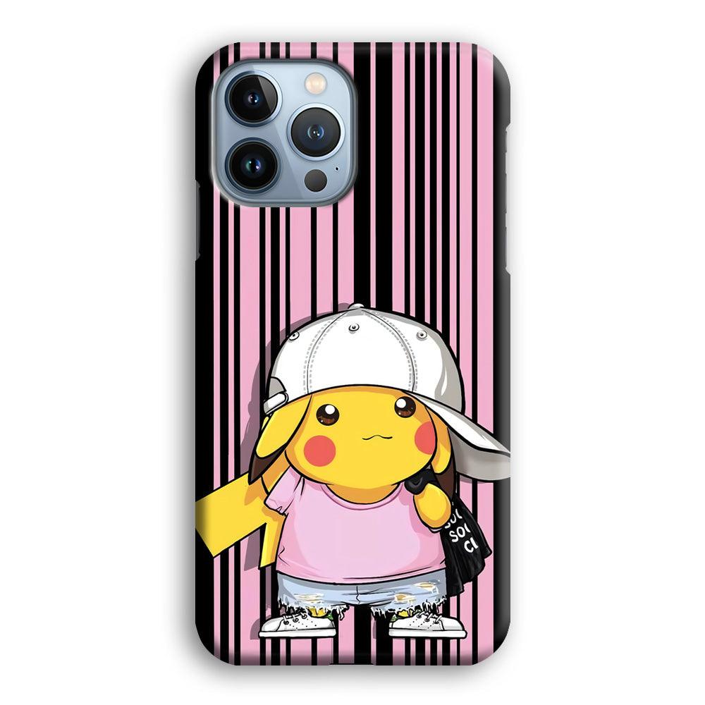 Pokemon Pikachu Casual Outfit iPhone 15 Pro Max Case-Oxvistore