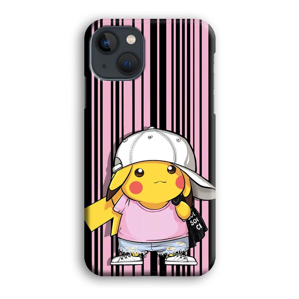 Pokemon Pikachu Casual Outfit iPhone 15 Plus Case-Oxvistore