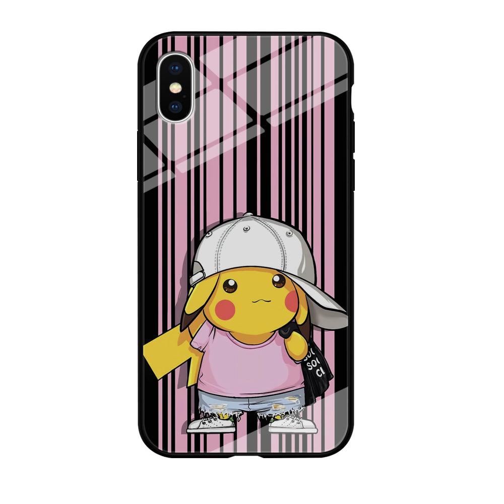 Pokemon Pikachu Casual Outfit iPhone Xs Max Case-Oxvistore