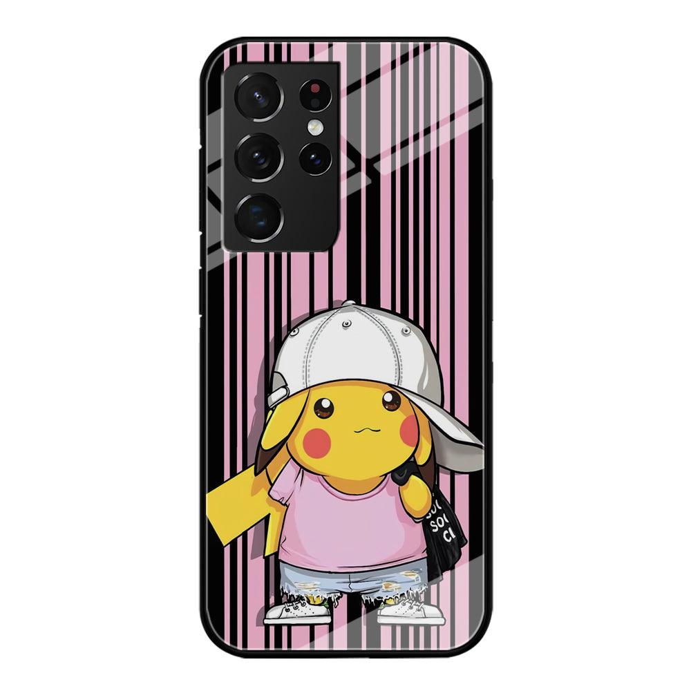 Pokemon Pikachu Casual Outfit Samsung Galaxy S21 Ultra Case-Oxvistore