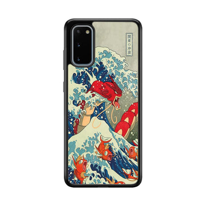 Pokemon Red Gyarados Battle Wave Samsung Galaxy S20 Case-Oxvistore