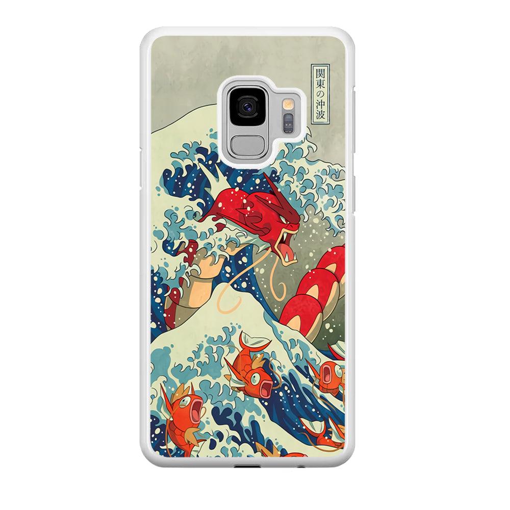 Pokemon Red Gyarados Battle Wave Samsung Galaxy S9 Case-Oxvistore