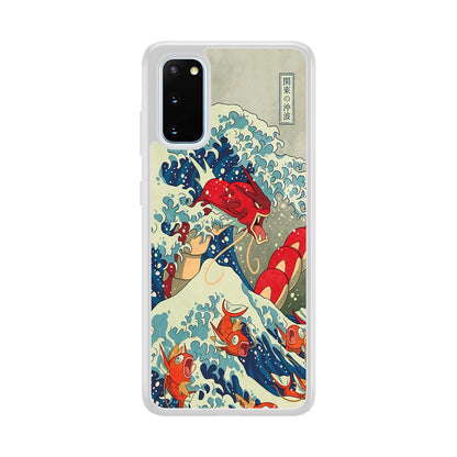 Pokemon Red Gyarados Battle Wave Samsung Galaxy S20 Case-Oxvistore