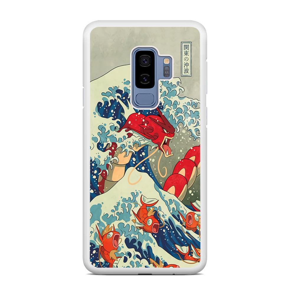 Pokemon Red Gyarados Battle Wave Samsung Galaxy S9 Plus Case-Oxvistore