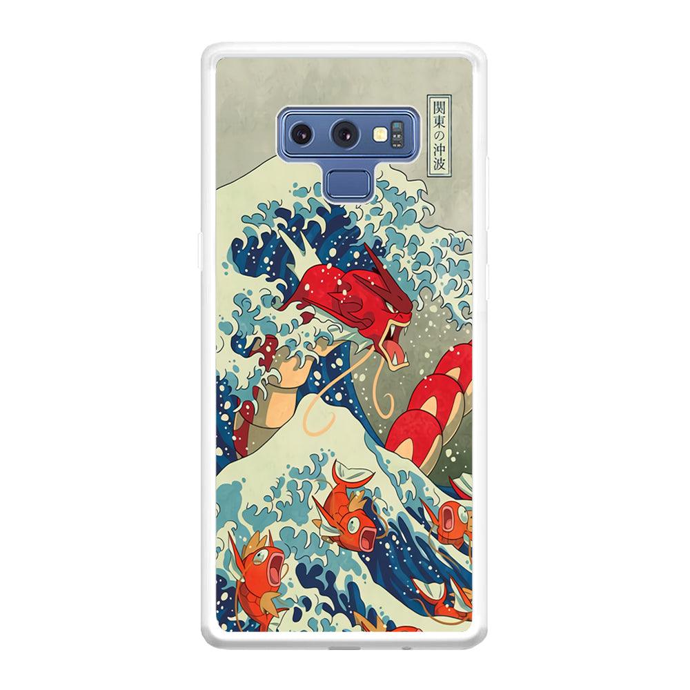 Pokemon Red Gyarados Battle Wave Samsung Galaxy Note 9 Case-Oxvistore