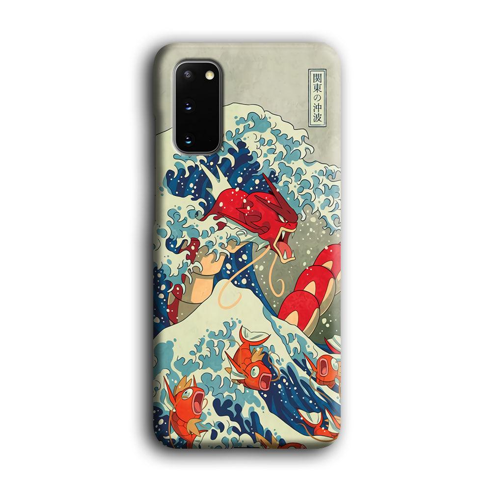 Pokemon Red Gyarados Battle Wave Samsung Galaxy S20 Case-Oxvistore