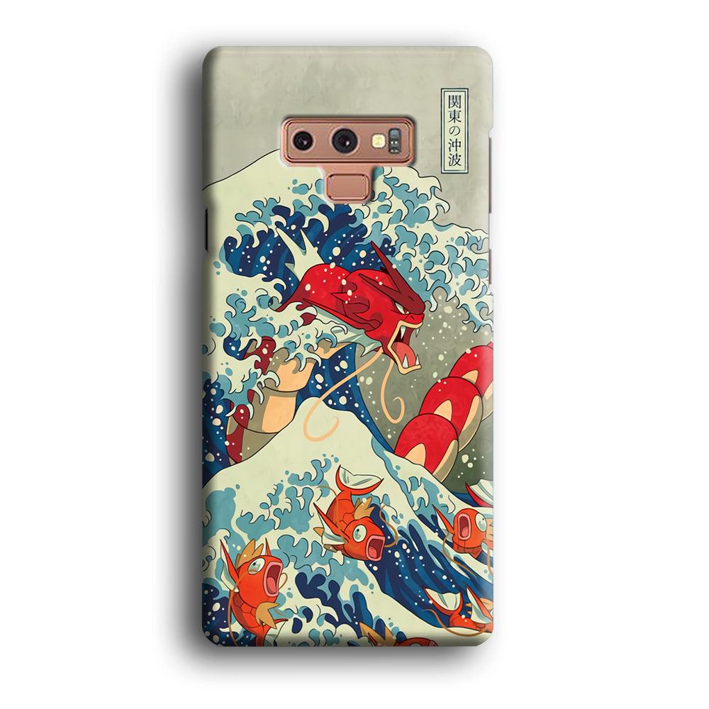 Pokemon Red Gyarados Battle Wave Samsung Galaxy Note 9 Case-Oxvistore