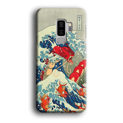 Pokemon Red Gyarados Battle Wave Samsung Galaxy S9 Plus Case-Oxvistore