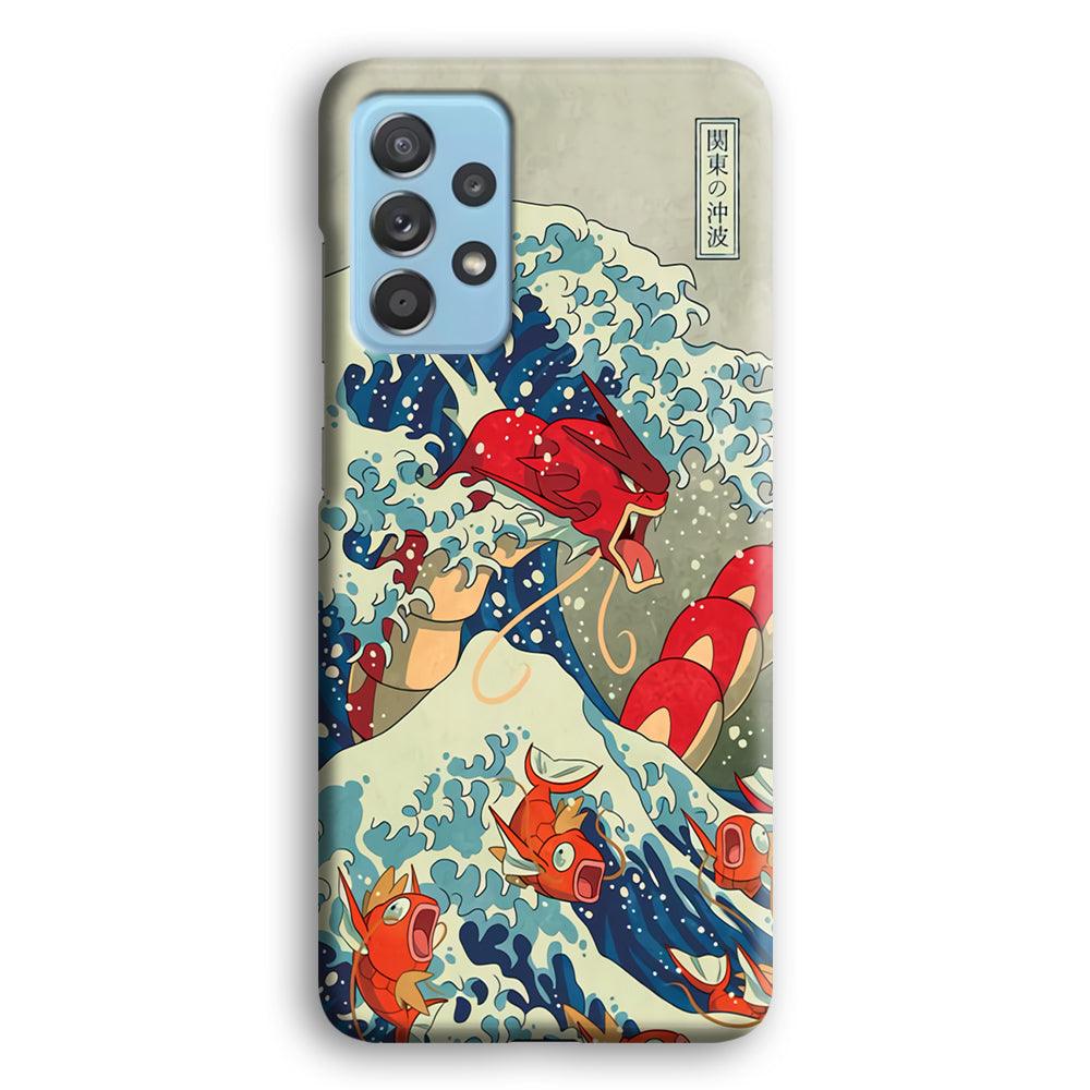 Pokemon Red Gyarados Battle Wave Samsung Galaxy A52 Case-Oxvistore