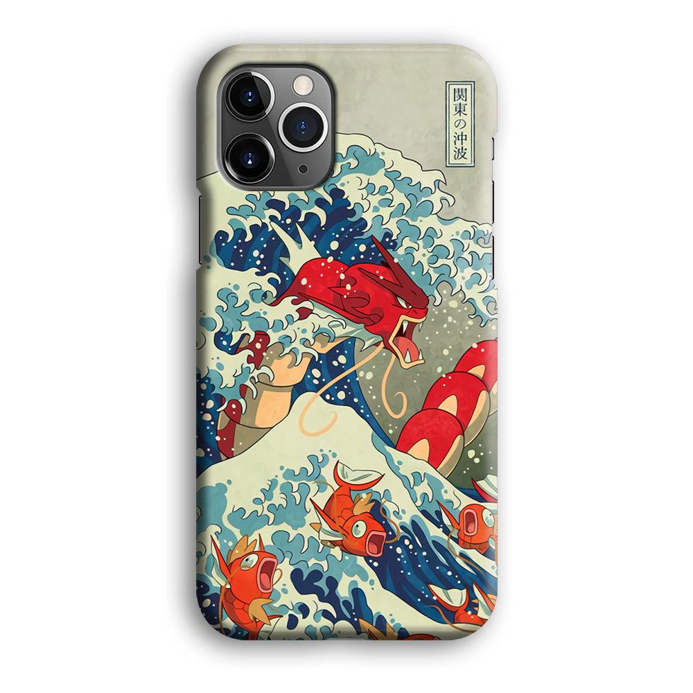 Pokemon Red Gyarados Battle Wave iPhone 12 Pro Max Case-Oxvistore