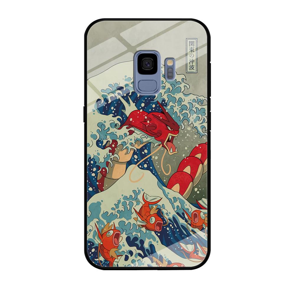 Pokemon Red Gyarados Battle Wave Samsung Galaxy S9 Case-Oxvistore