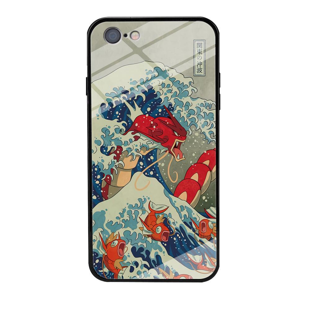 Pokemon Red Gyarados Battle Wave iPhone 6 Plus | 6s Plus Case-Oxvistore