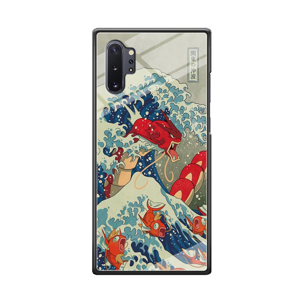 Pokemon Red Gyarados Battle Wave Samsung Galaxy Note 10 Plus Case-Oxvistore