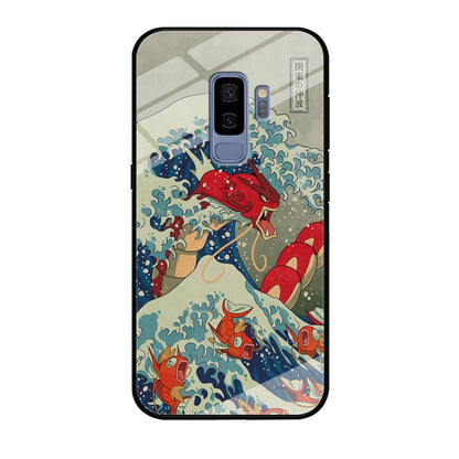 Pokemon Red Gyarados Battle Wave Samsung Galaxy S9 Plus Case-Oxvistore