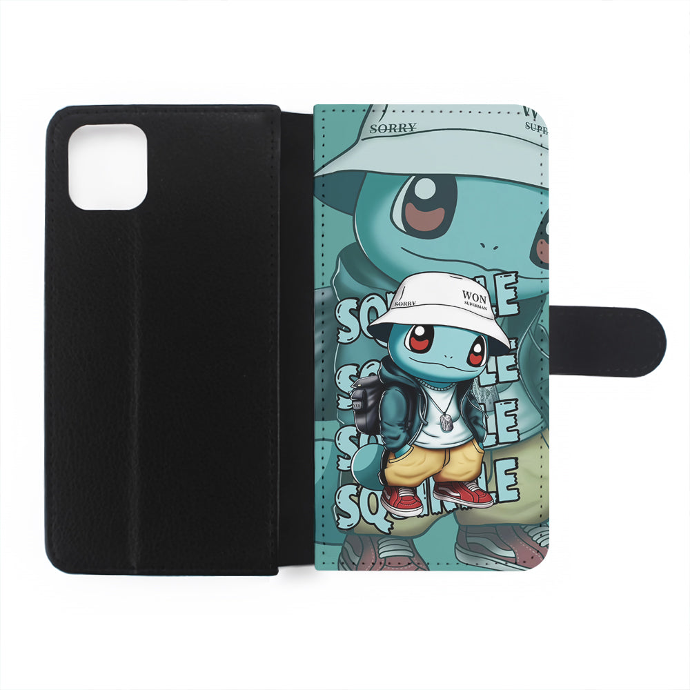 Pokemon Squirtle Cool Style Flip Wallet Phone Case