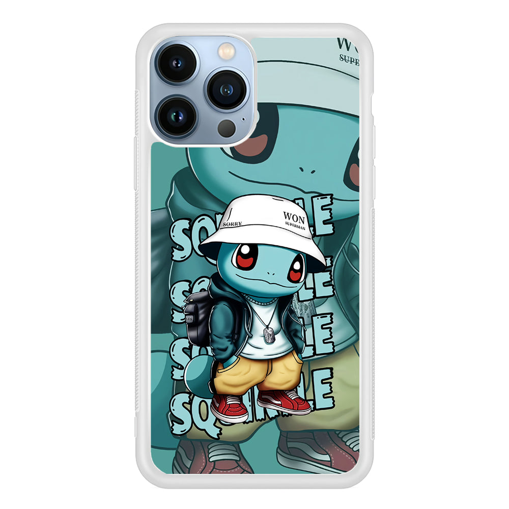 Pokemon Squirtle Cool Style 2D Rubber Phone Case