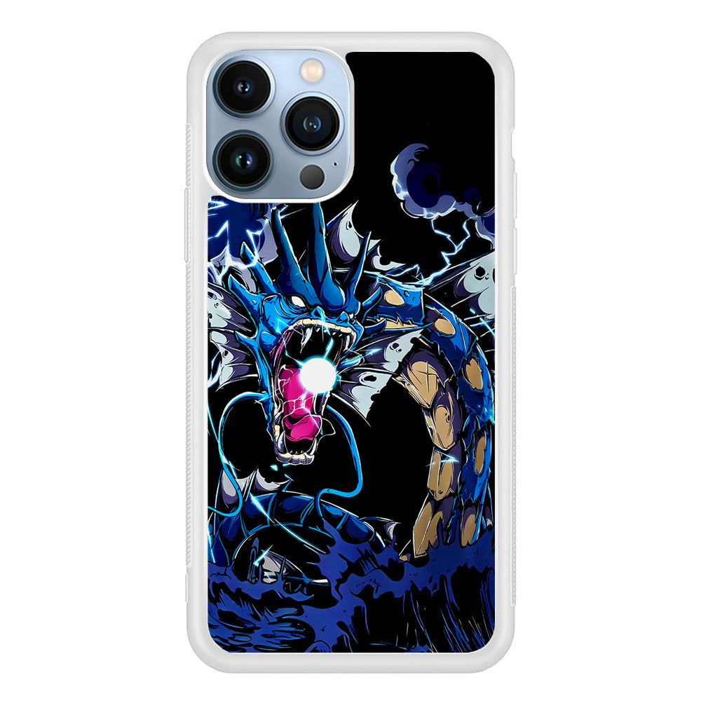 Pokemon Water Gyarados 2D Rubber Phone Case