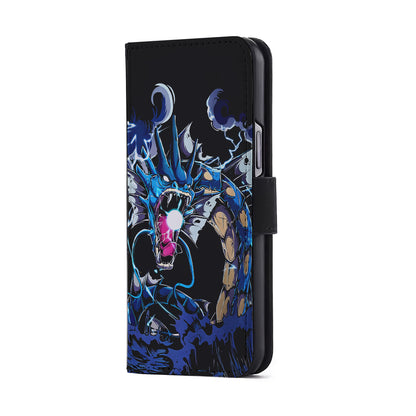 Pokemon Water Gyarados Flip Wallet Phone Case