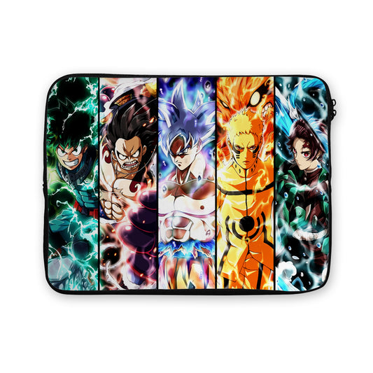 Popular Anime Main Characters Laptop Sleeve Protective Cover