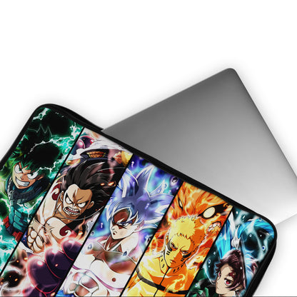 Popular Anime Main Characters Laptop Sleeve Protective Cover