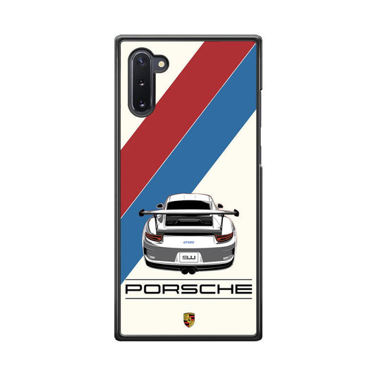 Porsche 70 of Luxury Samsung Galaxy Note 10 Case-Rubber Black (2D Case)-Oxvistore
