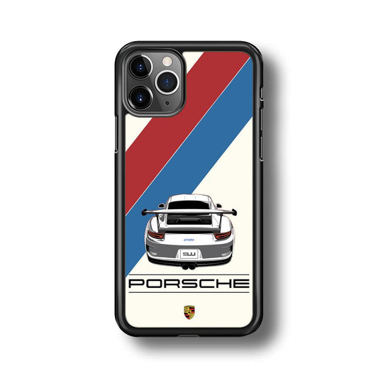 Porsche 70 of Luxury iPhone 11 Pro Max Case-Rubber Black (2D Case)-Oxvistore