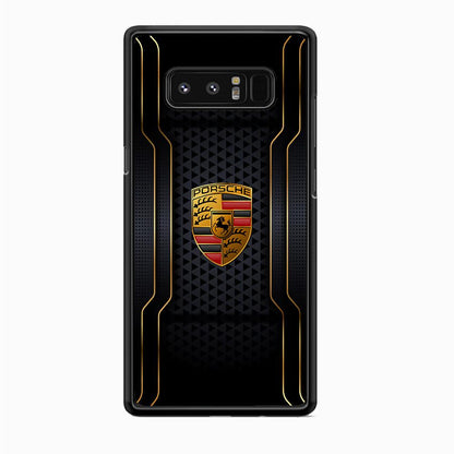 Porsche Line in Gold Samsung Galaxy Note 8 Case-Oxvistore