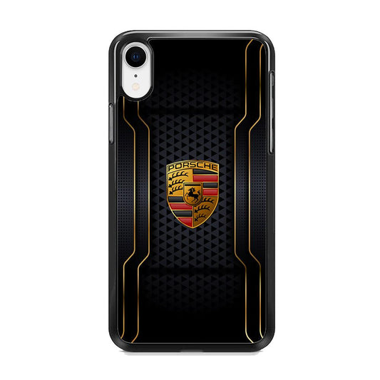 Porsche Line in Gold iPhone XR Case-Oxvistore