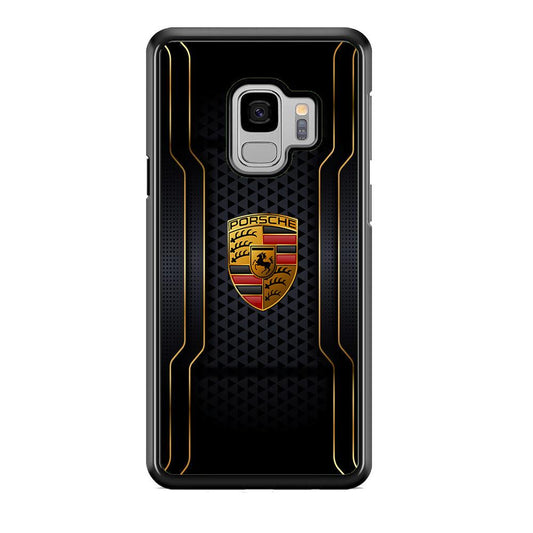 Porsche Line in Gold Samsung Galaxy S9 Case-Oxvistore