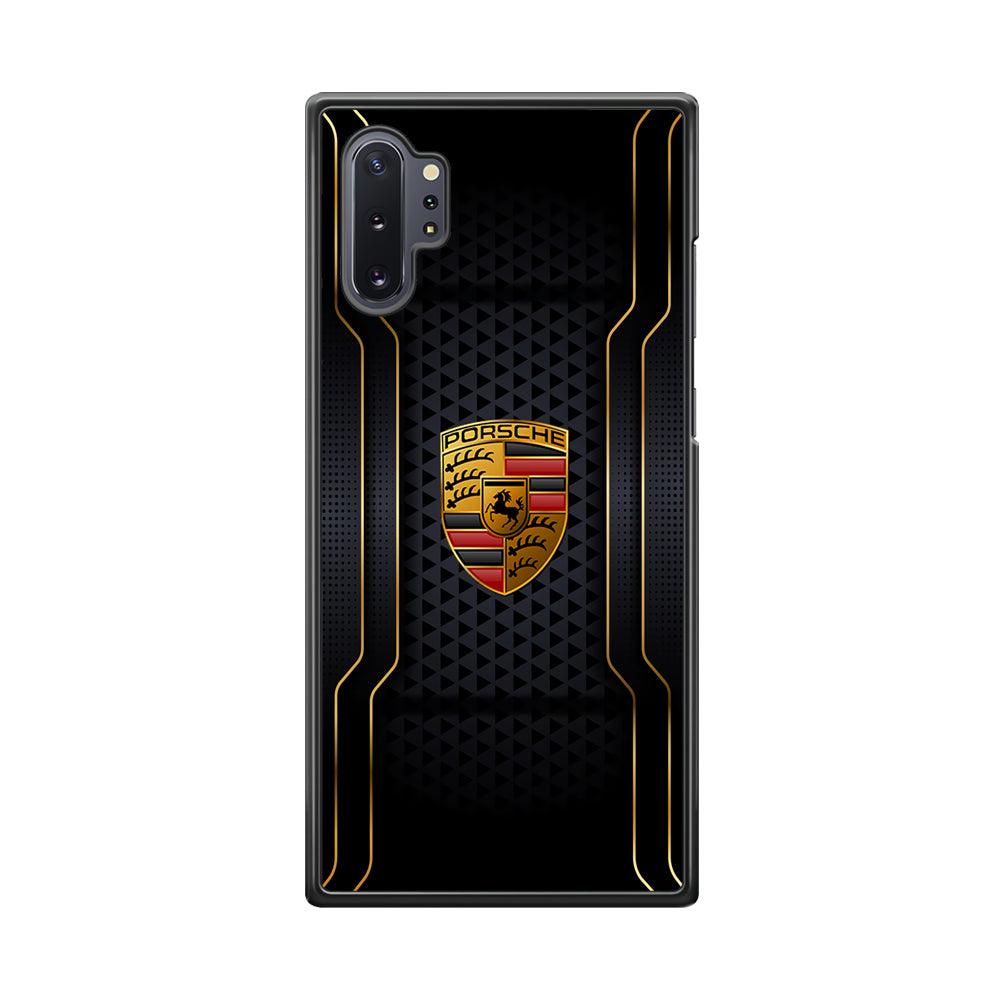 Porsche Line in Gold Samsung Galaxy Note 10 Plus Case-Oxvistore