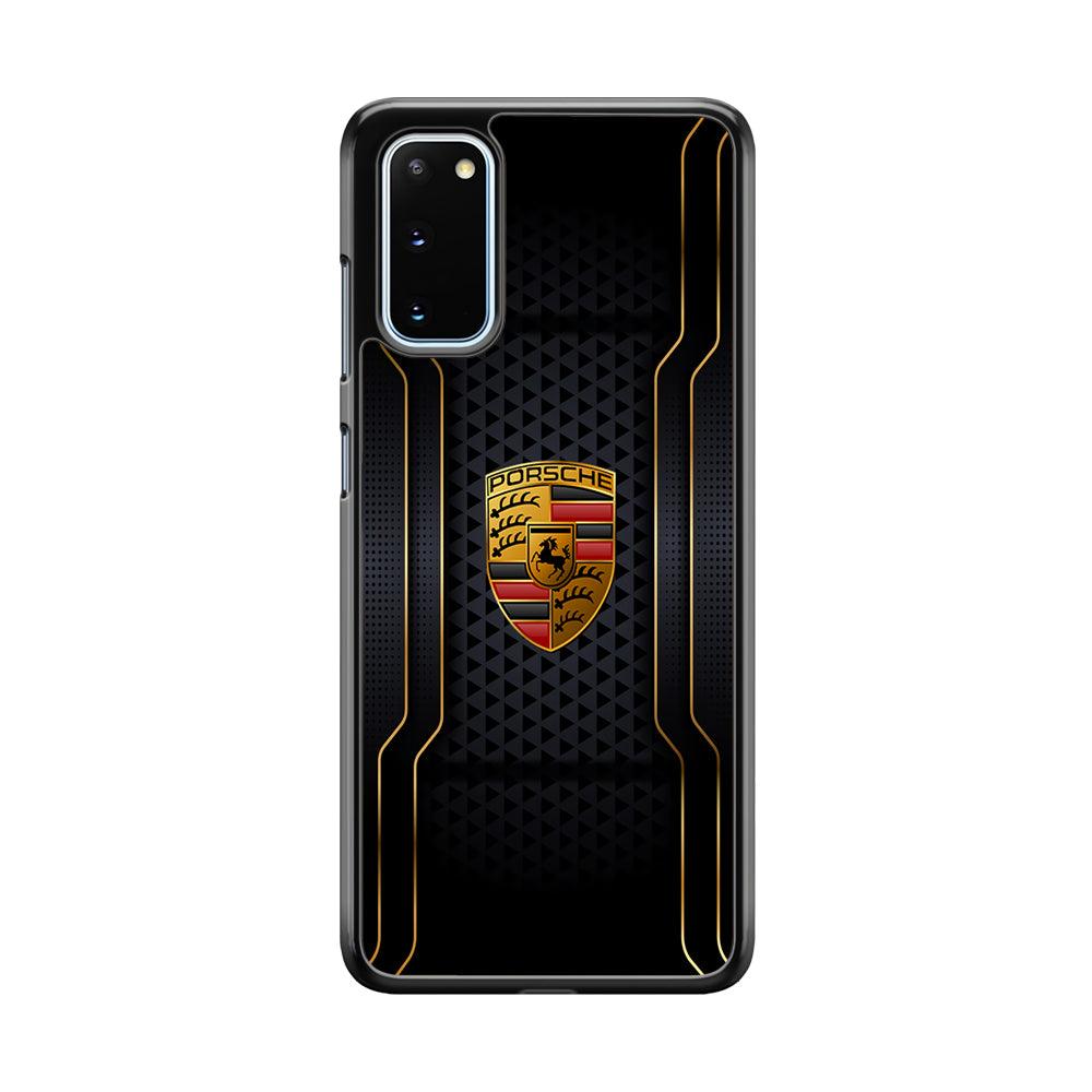 Porsche Line in Gold Samsung Galaxy S20 Case-Oxvistore