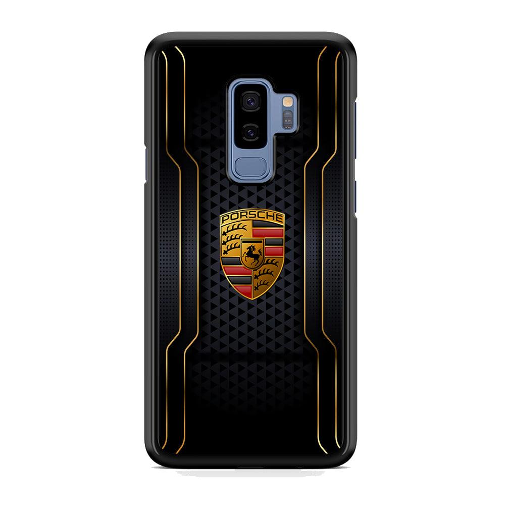 Porsche Line in Gold Samsung Galaxy S9 Plus Case-Oxvistore