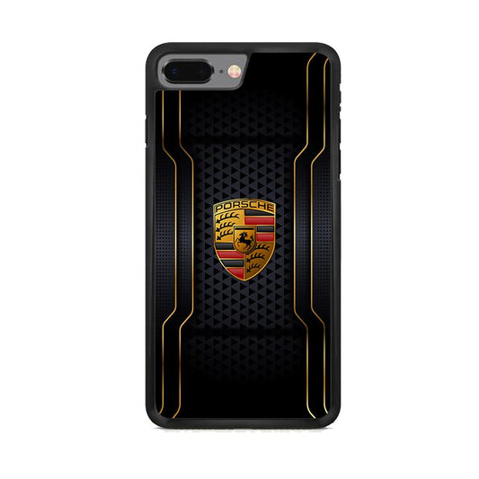 Porsche Line in Gold iPhone 7 Plus Case-Oxvistore