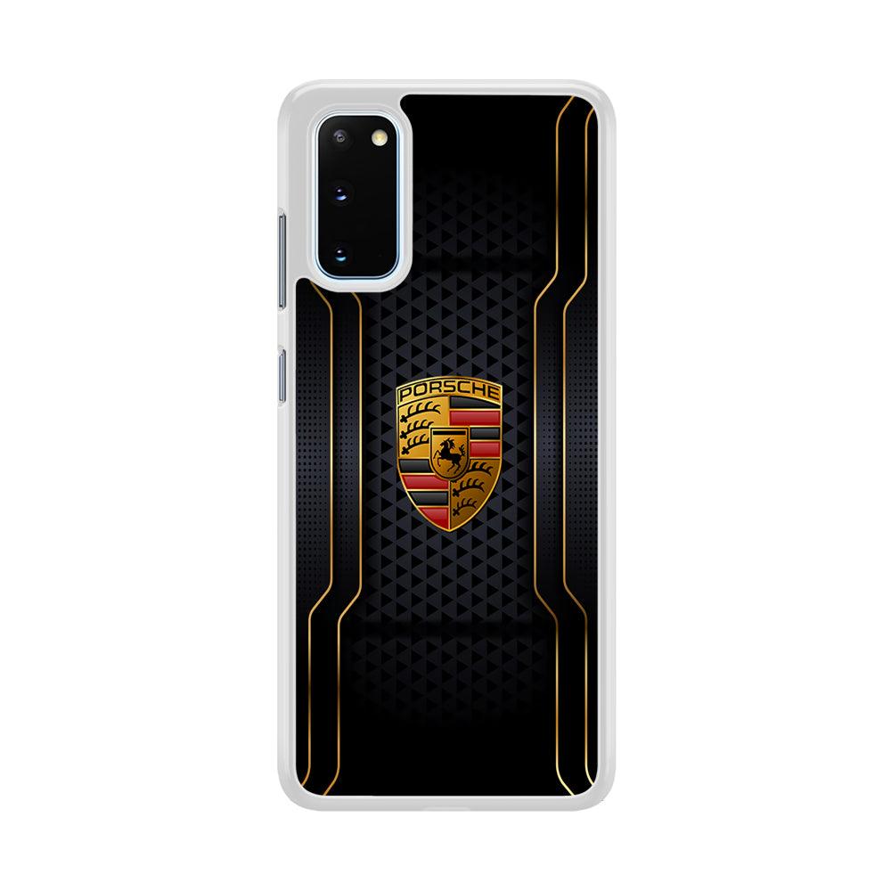 Porsche Line in Gold Samsung Galaxy S20 Case-Oxvistore