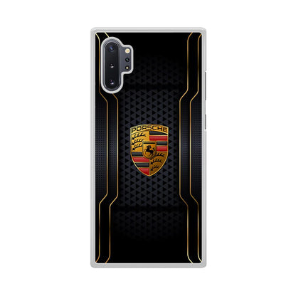 Porsche Line in Gold Samsung Galaxy Note 10 Plus Case-Oxvistore