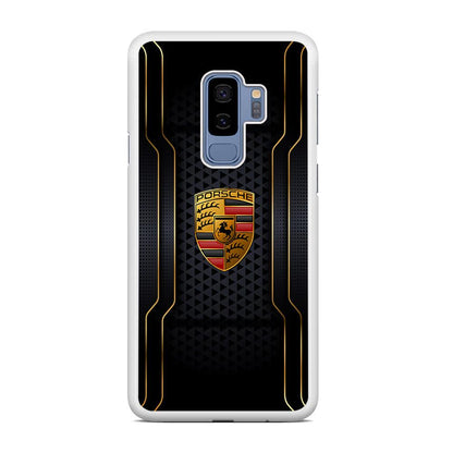 Porsche Line in Gold Samsung Galaxy S9 Plus Case-Oxvistore