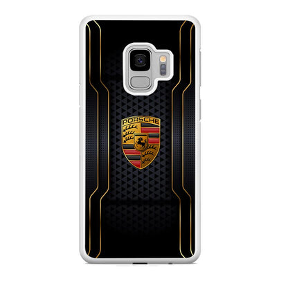 Porsche Line in Gold Samsung Galaxy S9 Case-Oxvistore