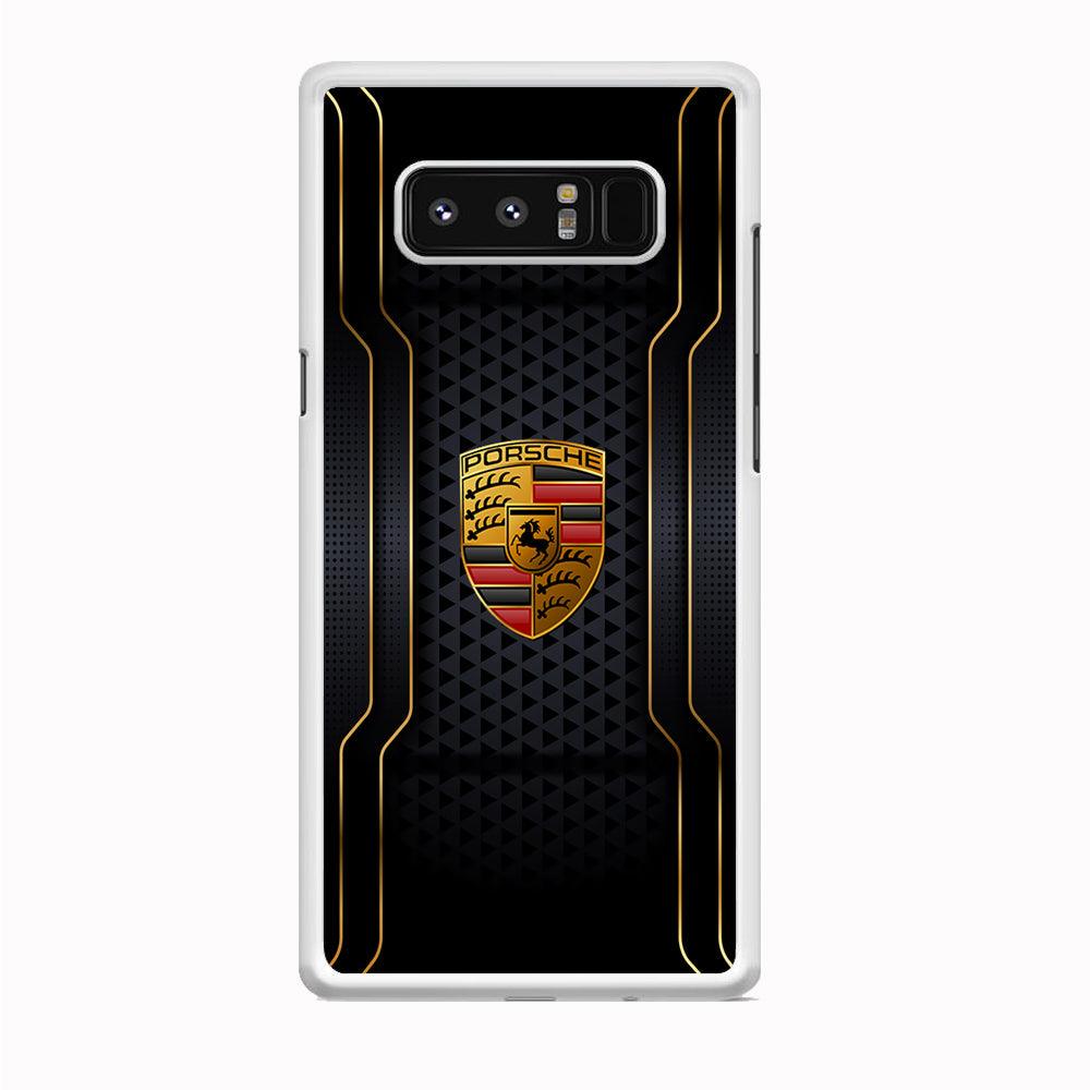 Porsche Line in Gold Samsung Galaxy Note 8 Case-Oxvistore