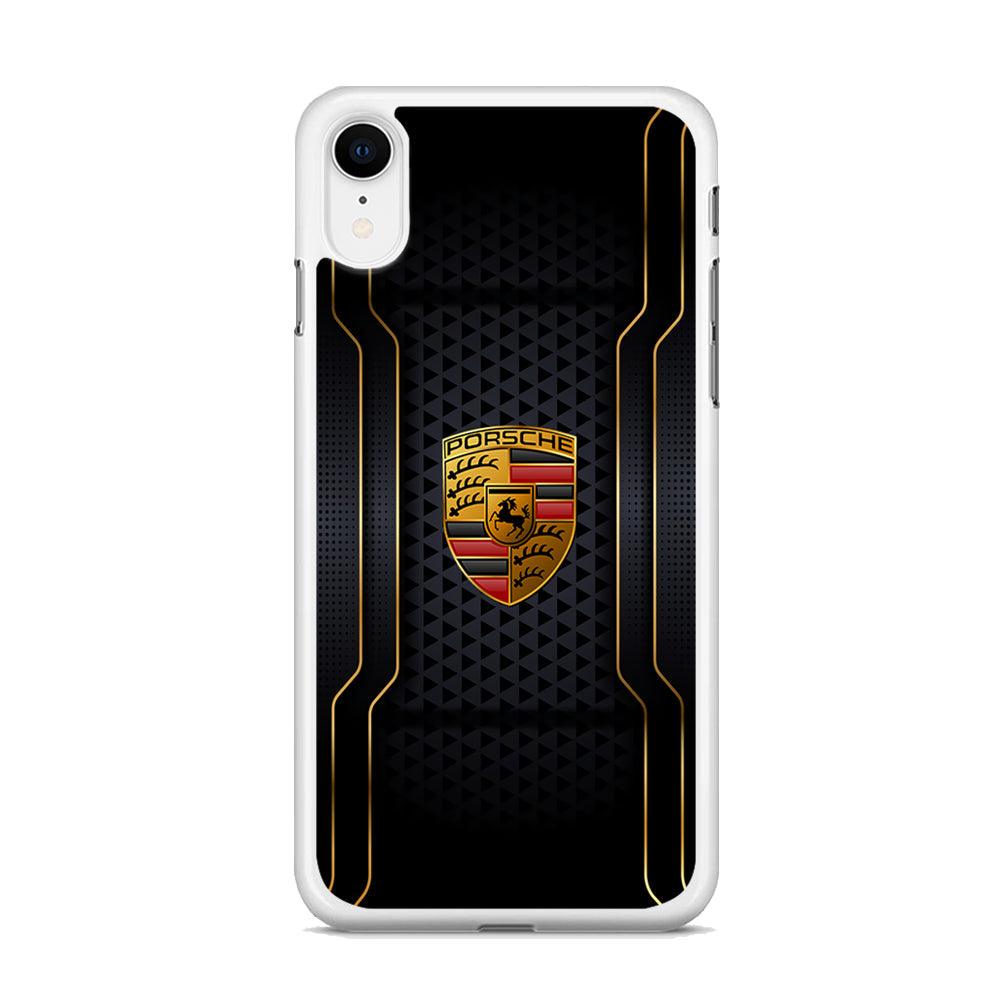 Porsche Line in Gold iPhone XR Case-Oxvistore