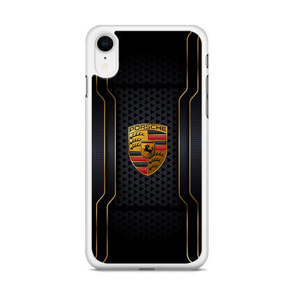 Porsche Line in Gold iPhone XR Case-Oxvistore