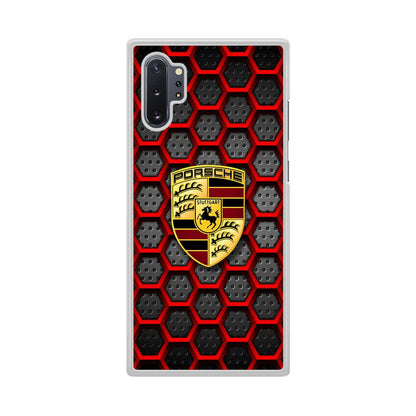 Porsche Red Hexagon Samsung Galaxy Note 10 Plus Case-Oxvistore