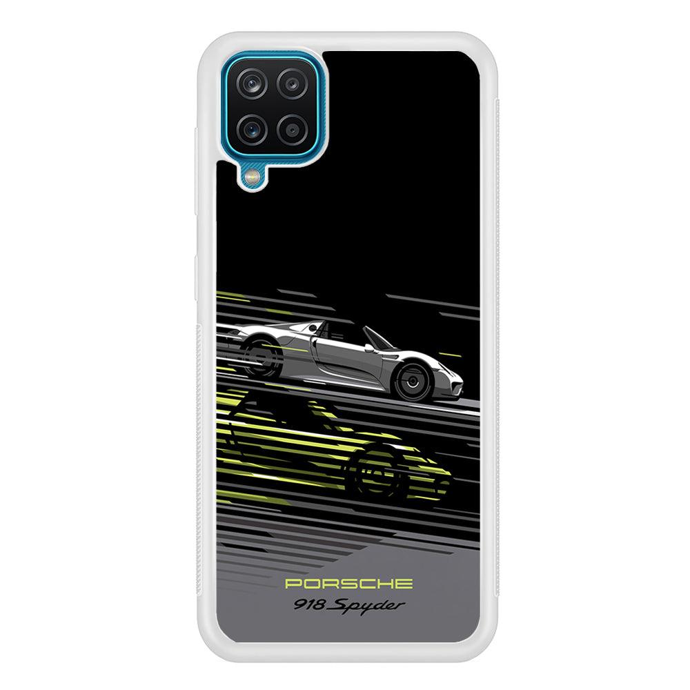 Porsche Spider Shadow Samsung Galaxy A12 Case-Oxvistore