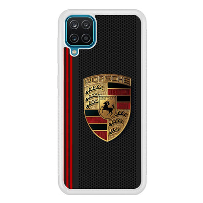 Porsche Steel 3D Lock Samsung Galaxy A12 Case-Oxvistore