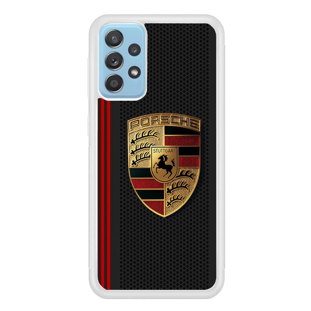 Porsche Steel 3D Lock Samsung Galaxy A52 Case-Oxvistore