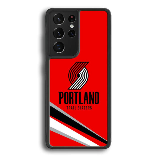 Portland Trail Blazers Alternate of Red Jersey Samsung Galaxy S21 Ultra Case-Oxvistore