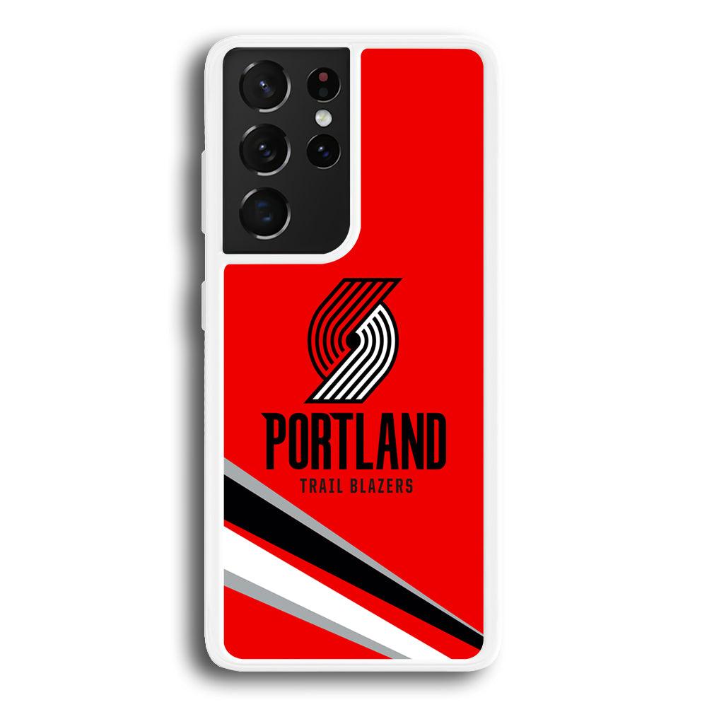 Portland Trail Blazers Alternate of Red Jersey Samsung Galaxy S21 Ultra Case-Oxvistore