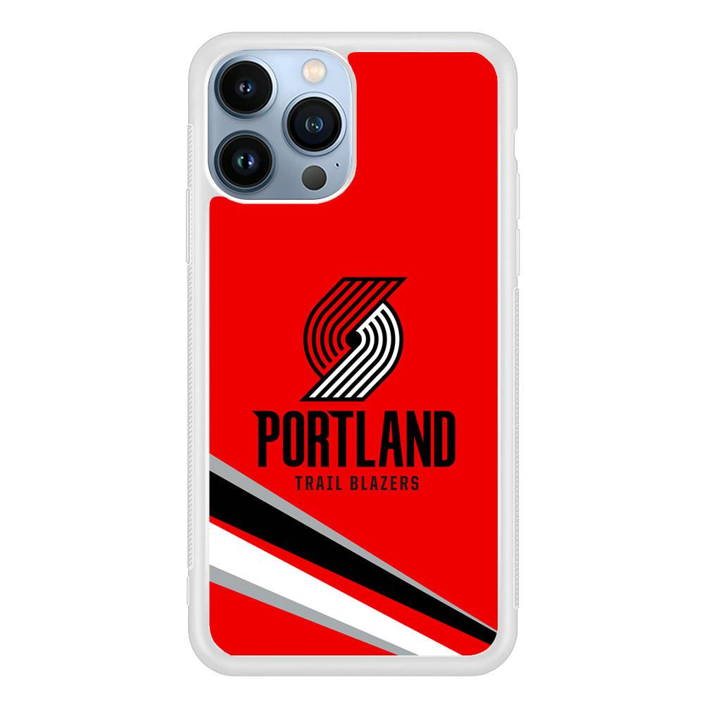 Portland Trail Blazers Alternate of Red Jersey iPhone 14 Pro Case-Oxvistore